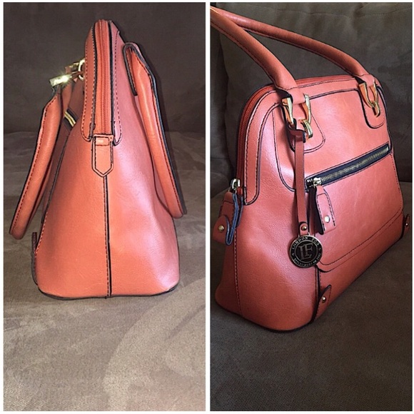 London Fog 🍊’Knightsbridge’ Dome Satchel - Picture 3 of 8